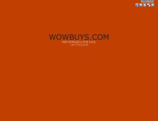 wowbuys.com screenshot