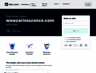 wowcarinsurance.com screenshot