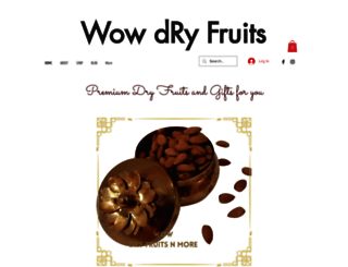 wowdryfruits.com screenshot