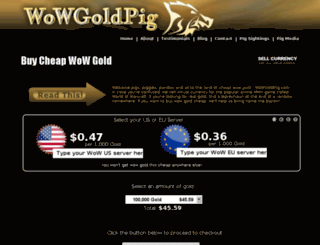 wowgoldpig.com screenshot