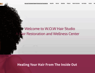 wowhairstudio.com screenshot