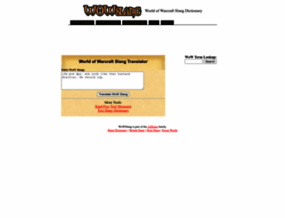 wowslang.com screenshot