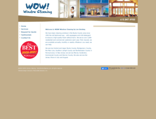 wowwindowcleaners.com screenshot