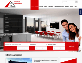 wozniak-nieruchomosci.pl screenshot