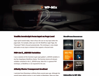 wp-mix.com screenshot