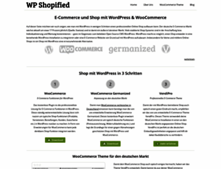 wp-shopified.de screenshot