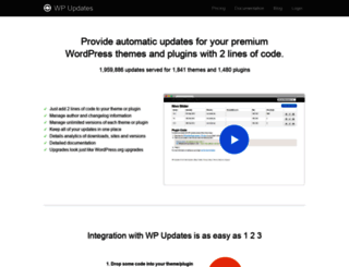 wp-updates.com screenshot