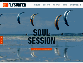 wp.flysurfer.com screenshot