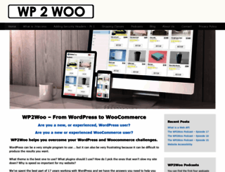 wp2woo.com.au screenshot