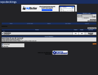 wpcdeckings.activeboard.com screenshot