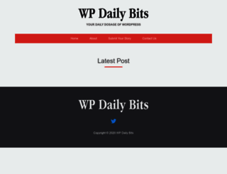 wpdailybits.com screenshot