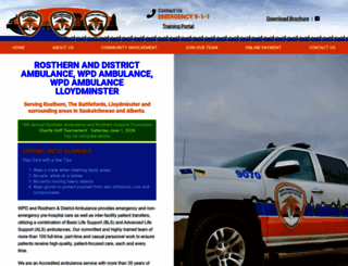 wpdambulance.com screenshot