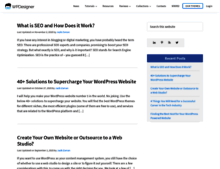 wpdesigner.org screenshot