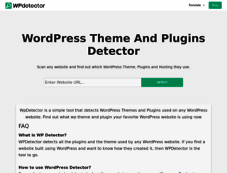 wpdetector.com screenshot