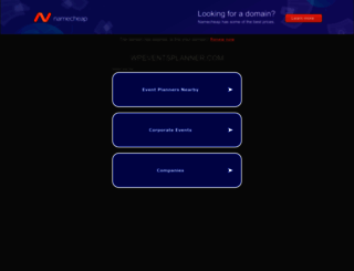 wpeventsplanner.com screenshot
