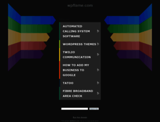 wpflame.com screenshot