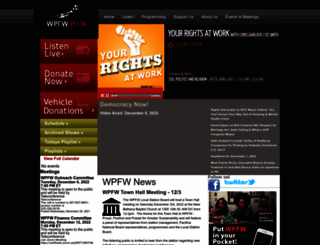 wpfwfm.org screenshot