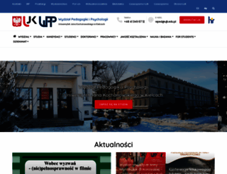 wpia.ujk.edu.pl screenshot