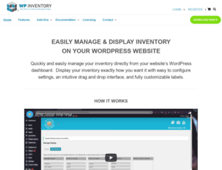 wpinventory.com screenshot