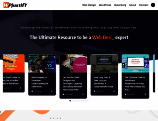 wpjustify.com screenshot