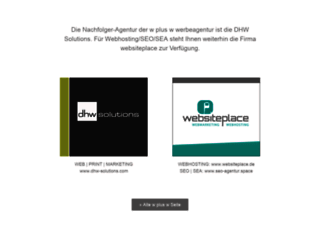 wplusw-werbeagentur.de screenshot