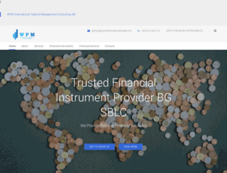 wpminternationaltrade.com screenshot