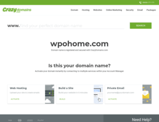 wpohome.com screenshot