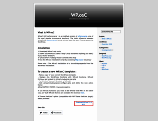 wposc.wordpress.com screenshot