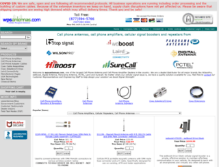 wpsantennas.com screenshot