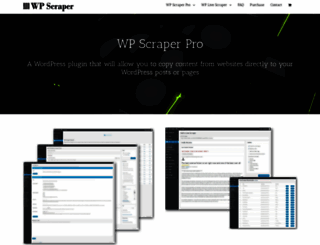wpscraper.com screenshot