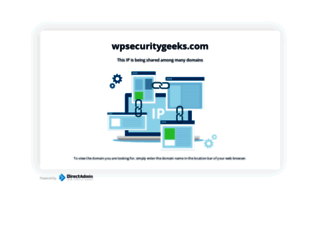 wpsecuritygeeks.com screenshot