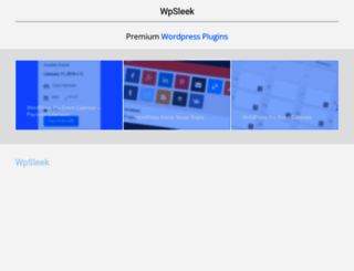wpsleek.com screenshot