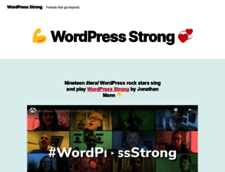 wpstrong.org screenshot