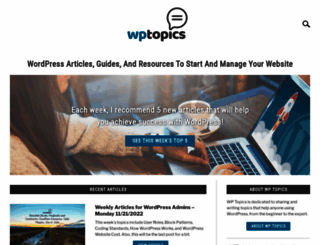 wptopics.com screenshot