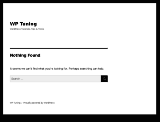 wptuning.com screenshot