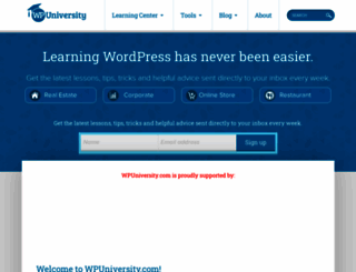 wpuniversity.com screenshot