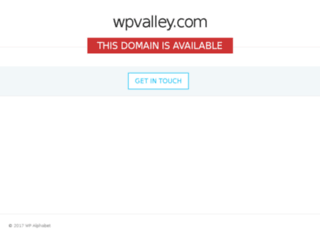 wpvalley.com screenshot