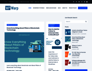 wpwarp.com screenshot