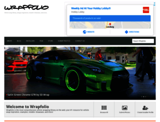 wrapfolio.com screenshot