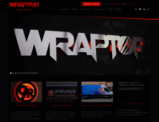 wraptorsigns.com screenshot