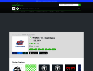 wrar-fm.radio.net screenshot