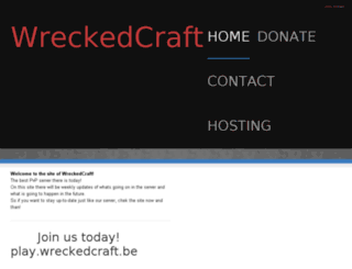 wreckedcraft.be screenshot