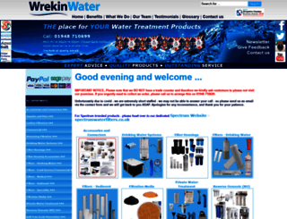 wrekinwaterfiltration.co.uk screenshot