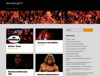 wrestling911.com screenshot
