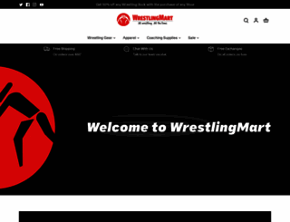 wrestlingmart.com screenshot