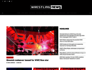 wrestlingnews.co screenshot