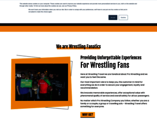 wrestlingtravel.org screenshot