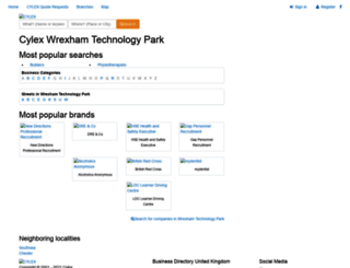 wrexham-technology-park.cylex-uk.co.uk screenshot