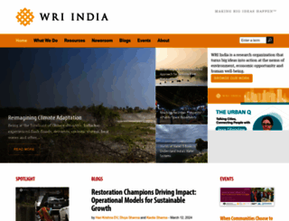 wri-india.org screenshot