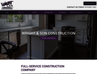 wrightandsonconstruction.com screenshot